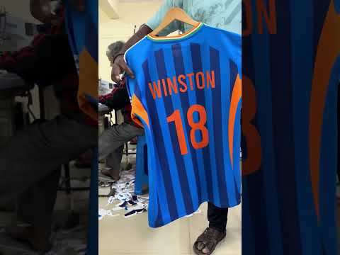 NEXT PRINT Customised India Blue Zipper Jersey - Personalize Your World Cup Kit.