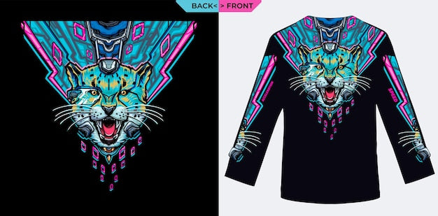 Next Print Premium Animal Spirit Sports Jersey – Neon Tribal Print