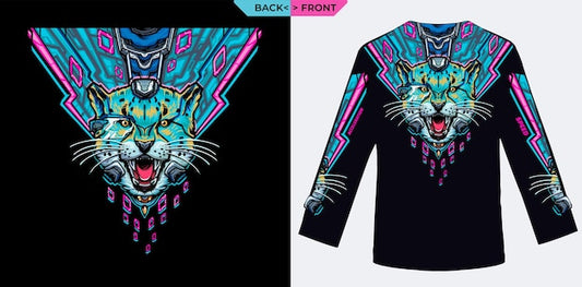 Next Print Premium Animal Spirit Sports Jersey – Neon Tribal Print