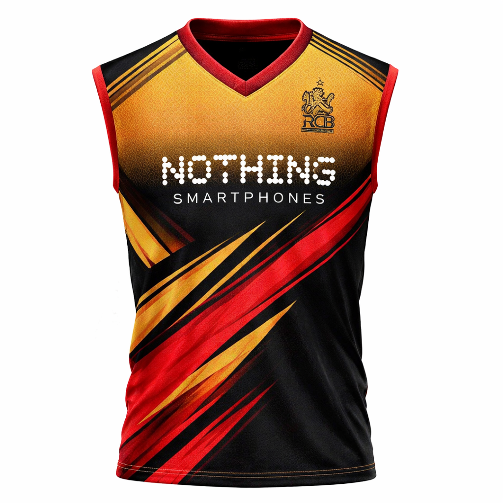 Next Print RCB Jersey 2026 Custom Name & Number | Royal Challengers Bangalore Half Sleeve Cricket Jersey for Men & Women | IPL Fan Jersey India
