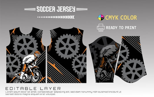 Next Print sports jersey.