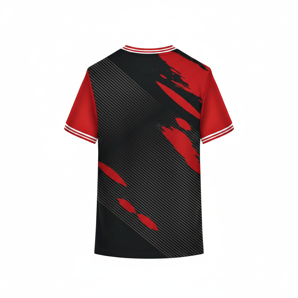 Next print Red Black Custom Sports Jersey for Men | Personalized Cricket, Football & Team Wear Jersey Online