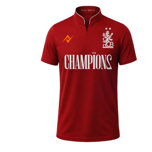 Red Champions Edition Sports Jersey front view