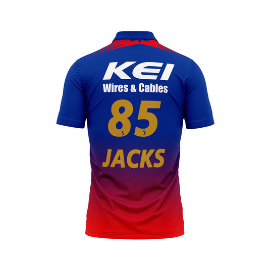 Royal cricket fan blue red polo jersey for IPL 2026