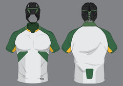 Next Print Rugby Jersey uniform design set vector
