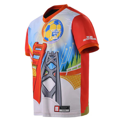 San Francisco Bay Area Host City Jersey 2026 Limited Edition Football Jersey Side View Showing Premium Sublimation Artwork