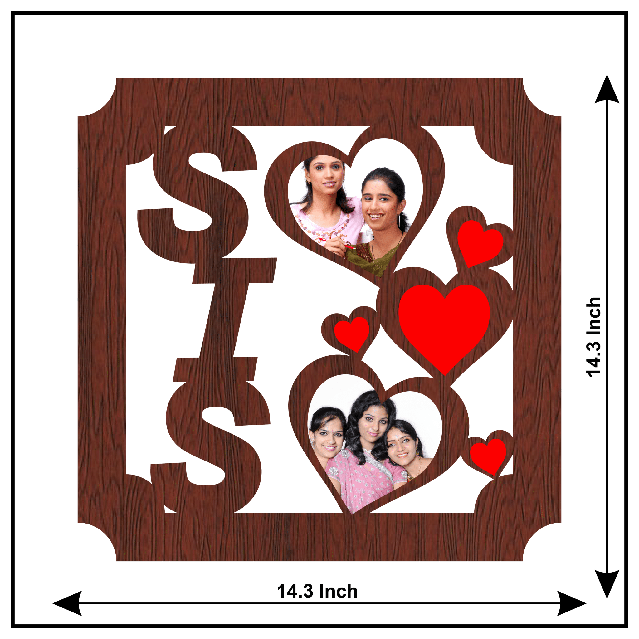 Sis Wall Frame With 2 Images - Next Print