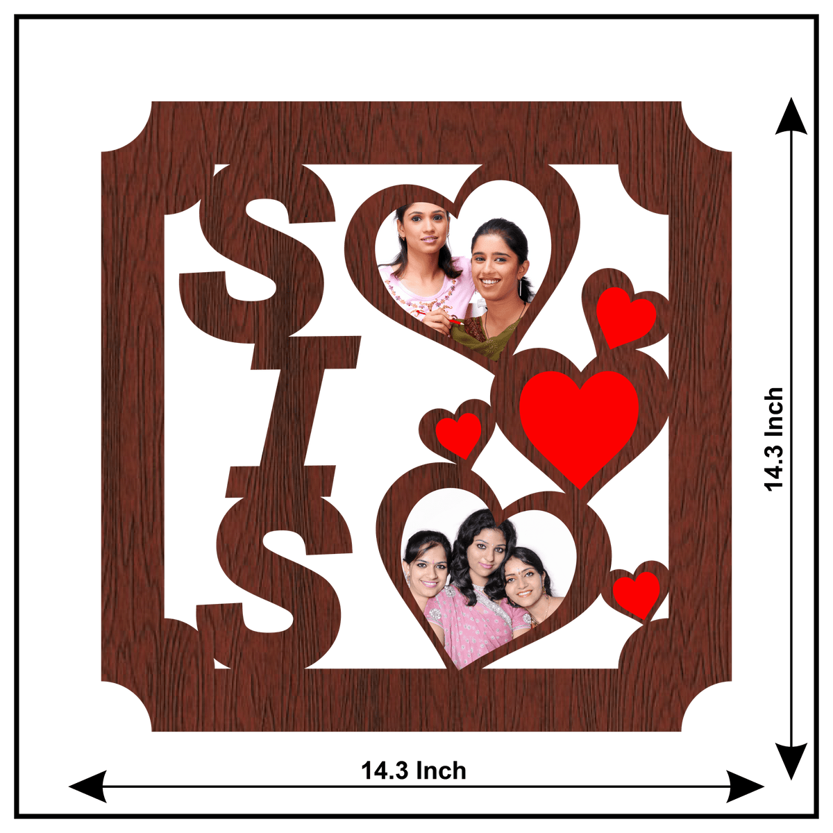 Sis Wall Frame With 2 Images - Next Print