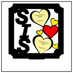 Sister Double Image Frame - Next Print