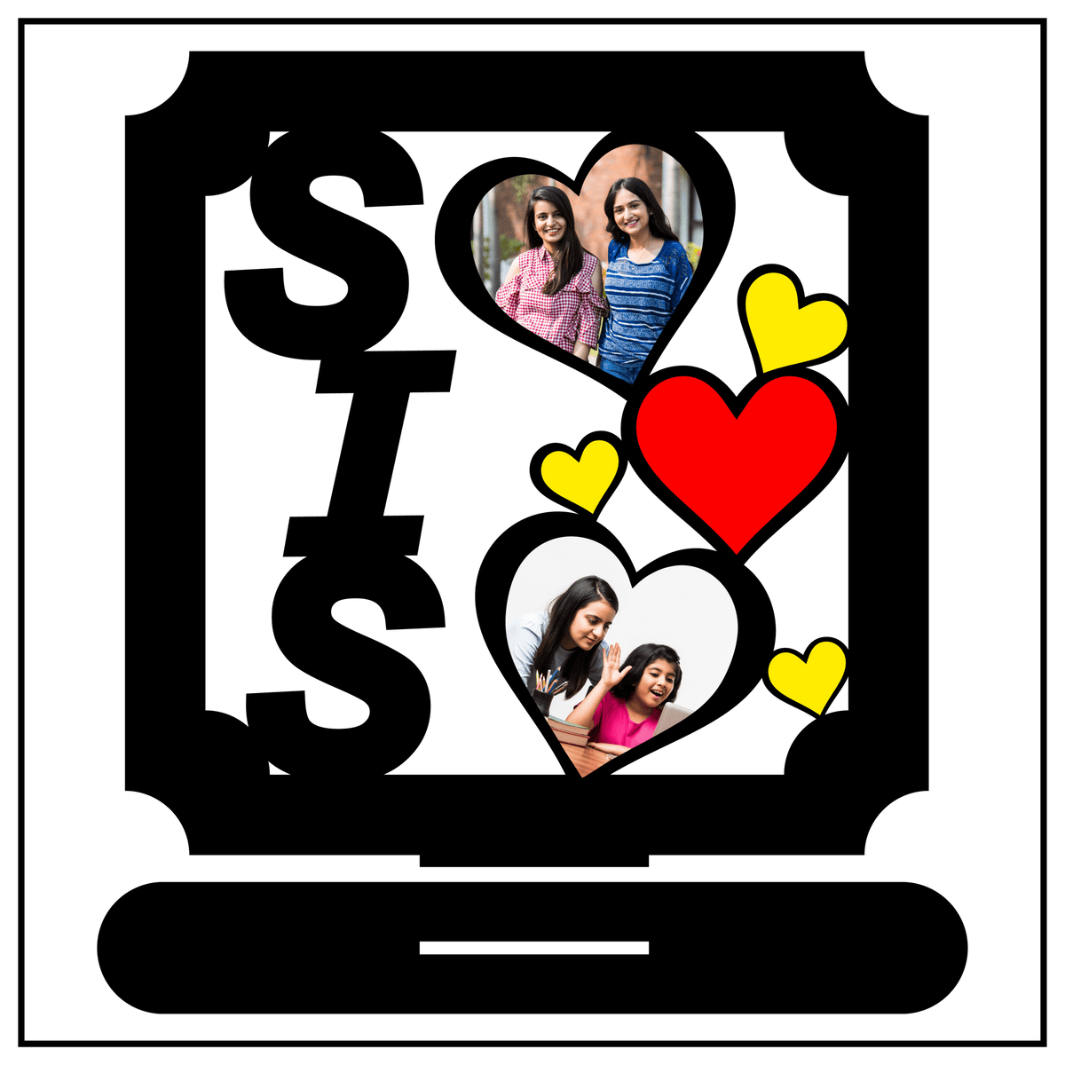 Sister Double Image Frame - Next Print