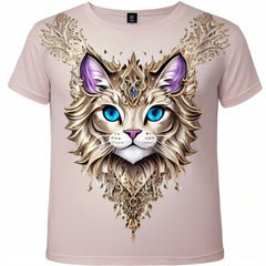 Next Print  Slim T-shirt with cat print