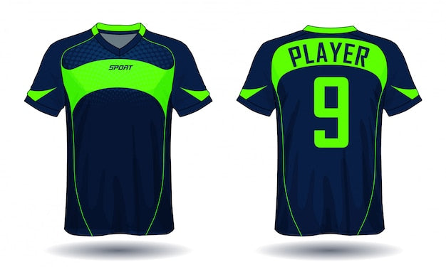 Soccer jersey template.sport t-shirt design.