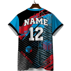 Next Print Customised Soccer,Cricket ,Football T-Shirt Jersey With Name and Number Print.