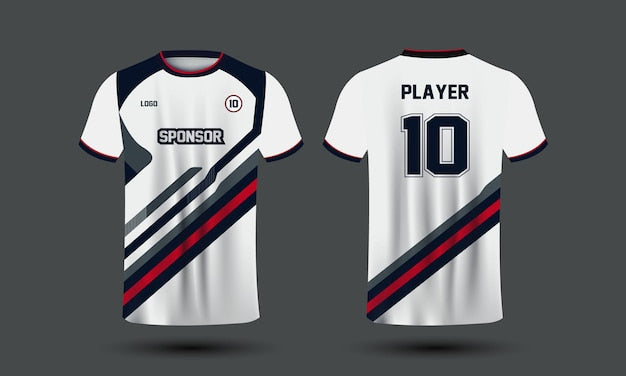Soccer uniform concept sport jersey design