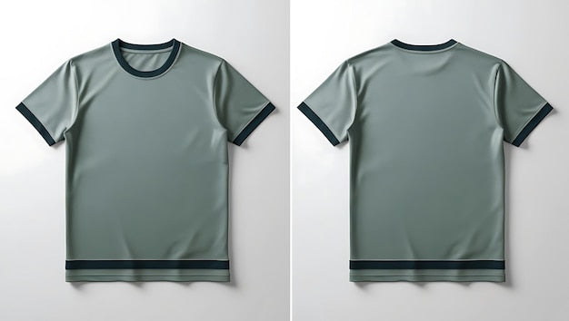 Next Print Sophisticated and Trendy TShirt Mockup for Creating EyeCatching Apparel Designs and Branding