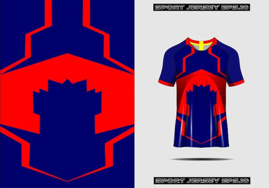 Next Print sports soccer jersey.