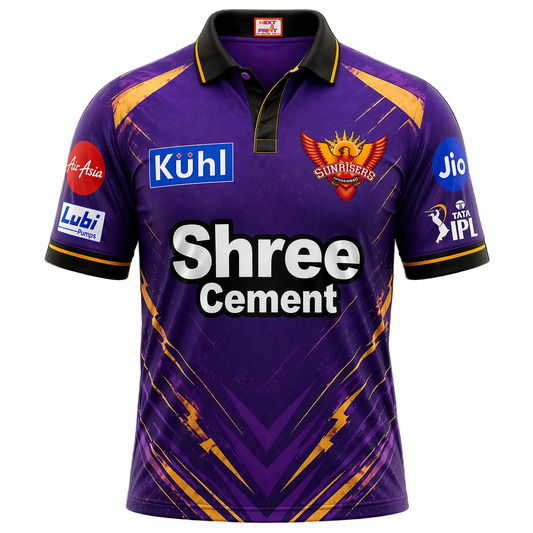 Next print Sunrisers Hyderabad (SRH) Cricket Jersey – Custom Name & Number | Premium Team Jersey | NextPrint India
