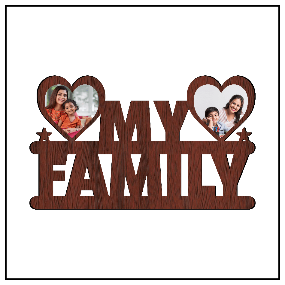 Star Of Our Family Wall Frame - Next Print