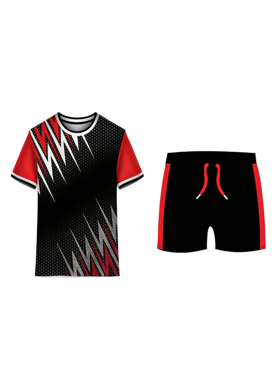 Next print Custom Sports Uniform Set – Jersey & Shorts with Name and Number Printing | Breathable Fabric Team Kit India