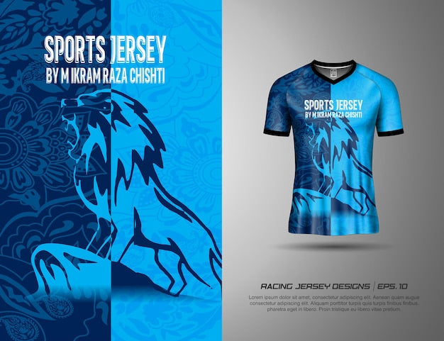 Next Print Sublimation fabric textile design sport tshirt soccer jersey mockup football club