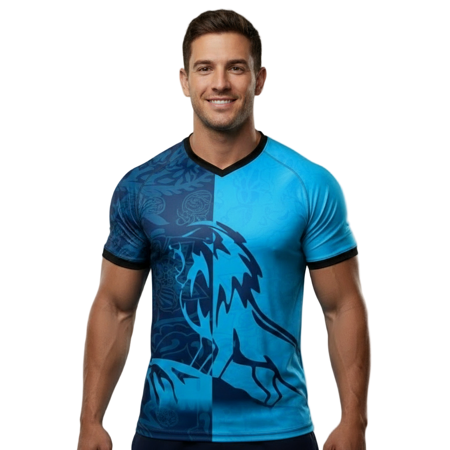 Next Print Sublimation fabric textile design sport tshirt soccer jersey mockup football club