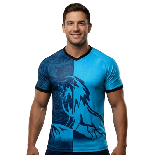 Next Print Sublimation fabric textile design sport tshirt soccer jersey mockup football club