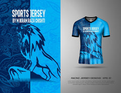 Next Print Sublimation fabric textile design sport tshirt soccer jersey mockup football club