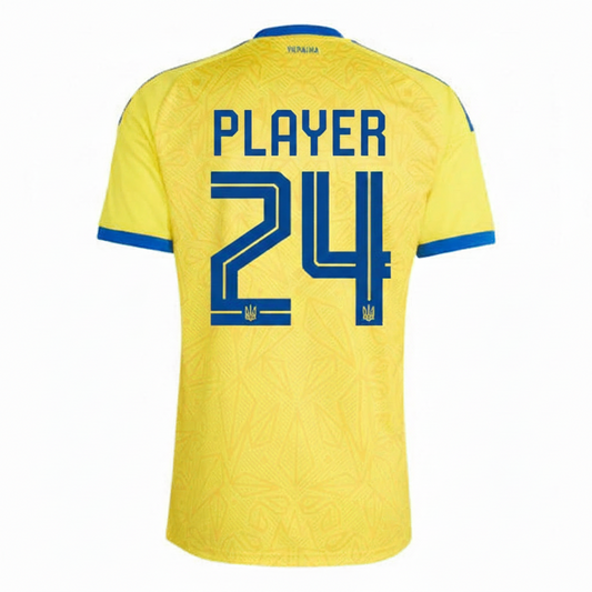 Custom Sweden style football jersey with personalized name and number