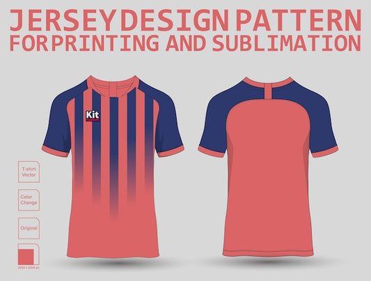 Next Print t-shirt sport design template. Soccer jersey mockup for football club. uniform front and back view