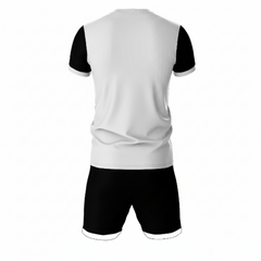 Premium teal pixel wave sports jersey side angle sportswear view