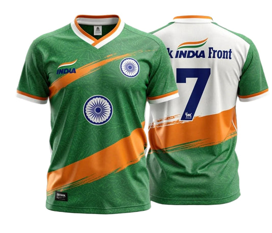 Tiranga stripe three band clean modern jersey India
