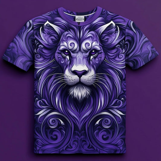Next Print Trendy T-Shirt With Lion Print.