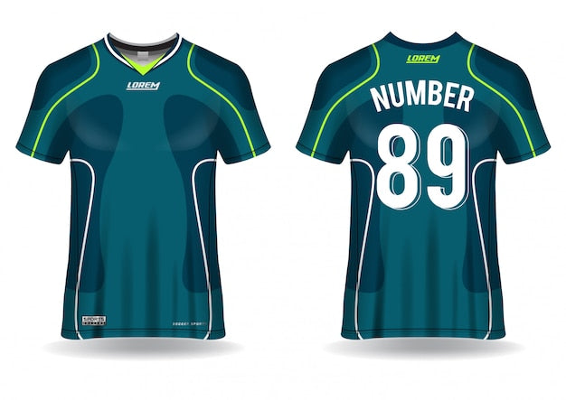Tshirt sport Soccer jersey template