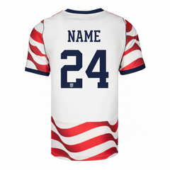 Custom USA style football jersey with personalized name and number