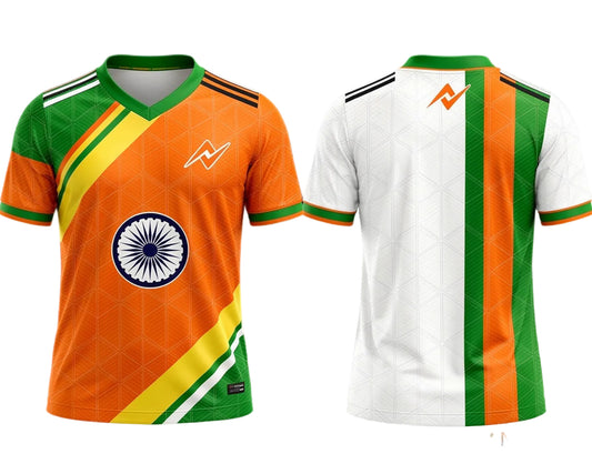 Vande Bharat bow to India devotion tricolor jersey