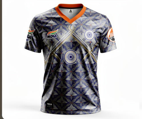 Veer Bharat brave India courage tricolor graphic jersey