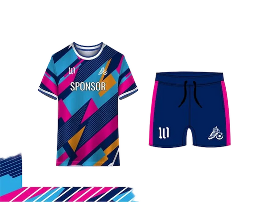 NextPrint Custom Sports Jersey & Shorts Set – Personalized Name & Number Football/Basketball Kit