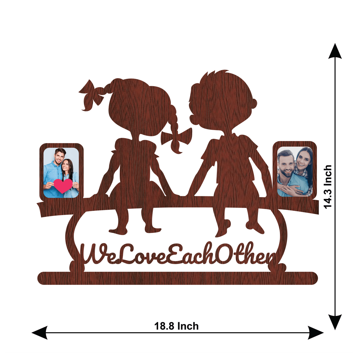 WE LOVE EACH OTHER DOUBLE IMAGE WALLFRAME - Next Print