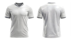 Next Print white shirt with a white collar and the word dole on the front