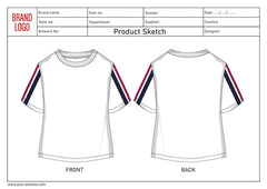 Next Print Womens Short Sleeve T-Shirt with Stripe Detail