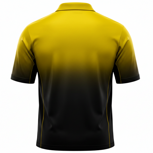 Next print Yellow & Black Cricket Jersey Custom Name & Number – Team Sports Wear India