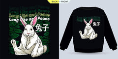 The Zodiac Rabbit symbolizes longevity and peace Featured by Shirt Mock Up