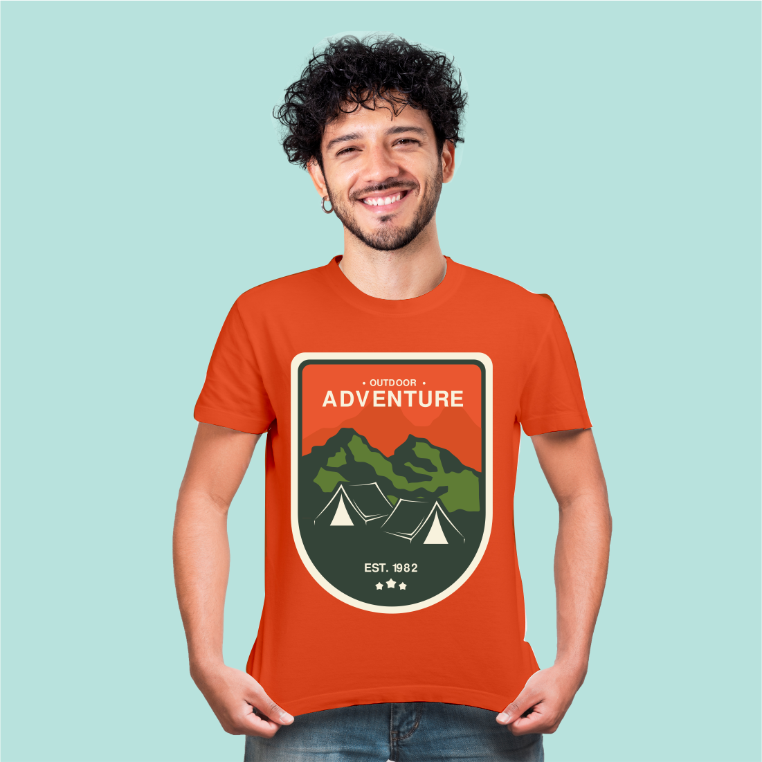 OUTDOOR ADVENTURE PRINTED T-SHIRTS