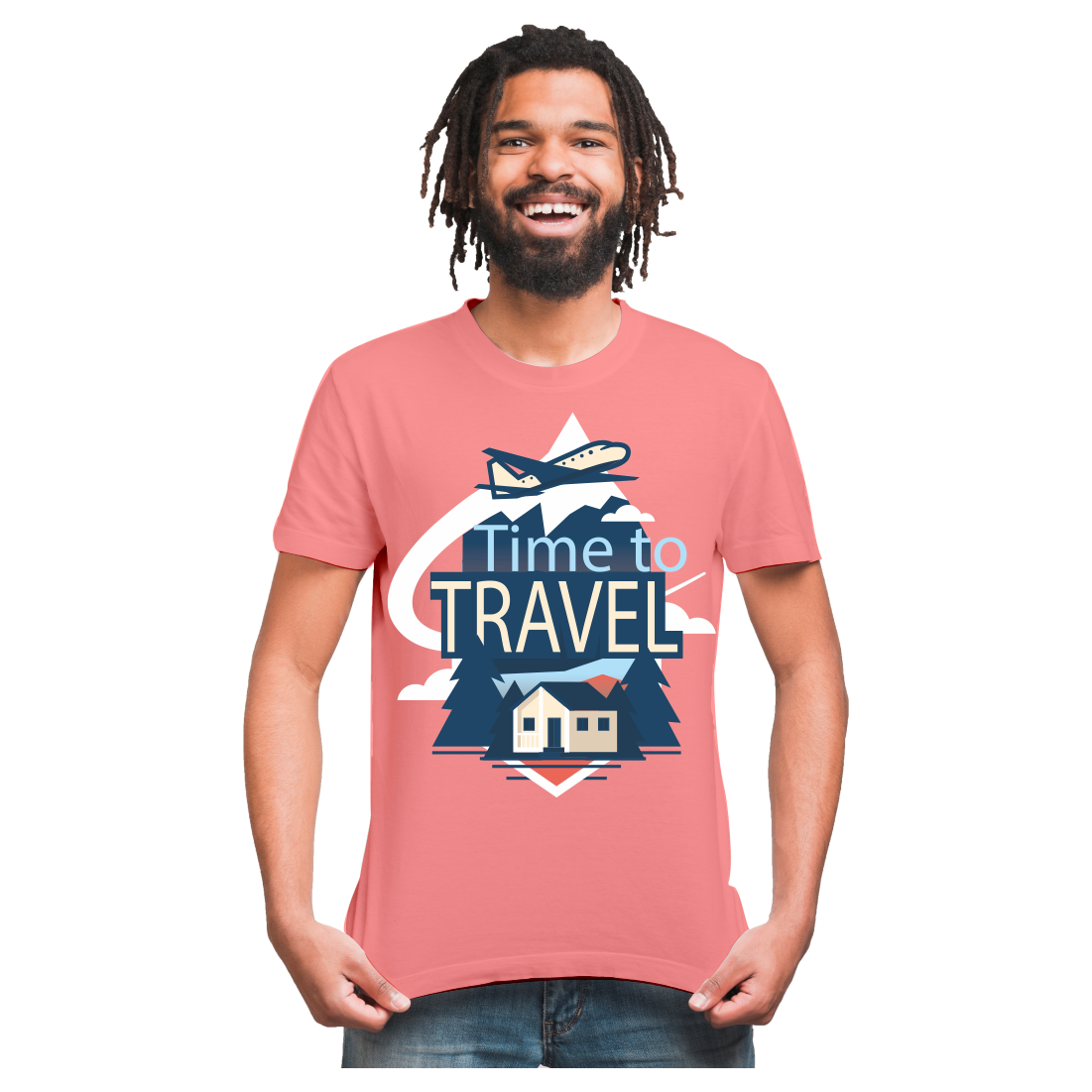 TIME TO TRAVEL PRINTED T-SHIRTS