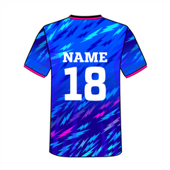 NEXT PRINT All Over Printed Customized Sublimation T-Shirt Unisex Sports Jersey Player Name & Number, Team Name .1243096453
