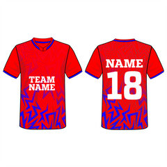 NEXT PRINT All Over Printed Customized Sublimation T-Shirt Unisex Sports Jersey Player Name & Number, Team Name.1243096507