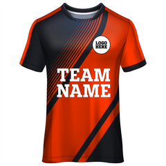 All Over Printed Customized Sublimation T-Shirt Unisex Sports Jersey Player Name & Number, Team Name And Logo.1520458220