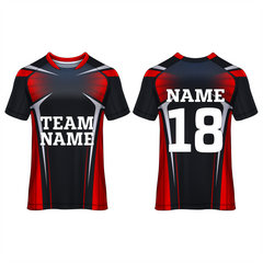 NEXT PRINT All Over Printed Customized Sublimation T-Shirt Unisex Sports Jersey Player Name & Number, Team Name . 1538413703