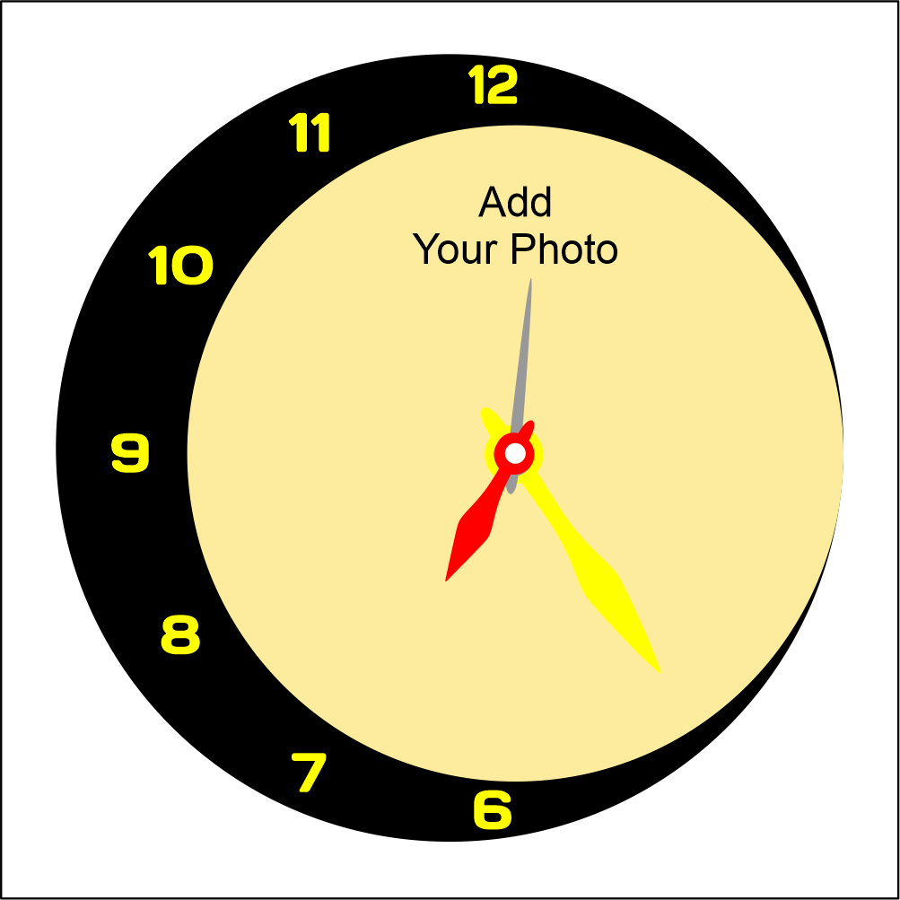 Round Wall Clock Next Print