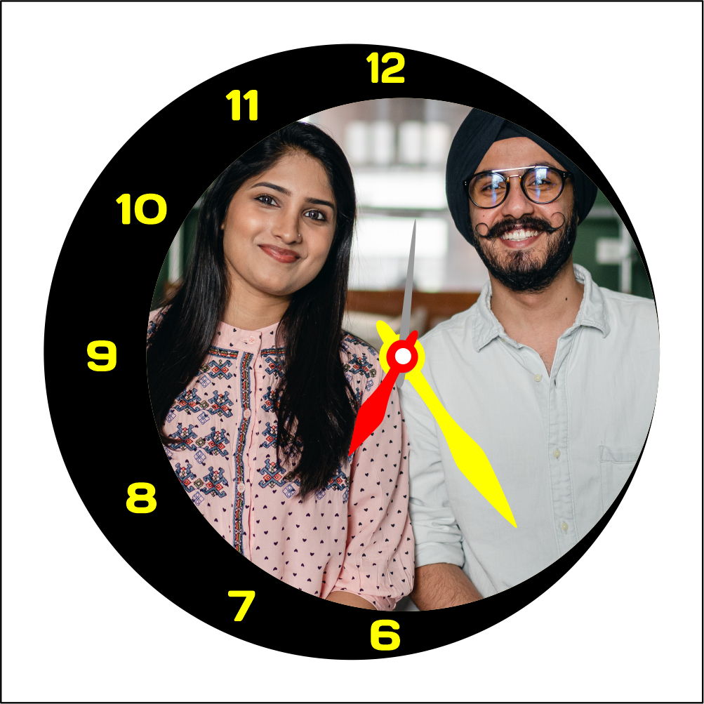 Round Wall Clock Next Print